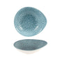 RAKU TOPAZ BLUE - ROUND DISH - 16X14.5CM (12) (Churchill)