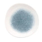 RAKU TOPAZ BLUE - ORGANIC ROUND PLATE - 21CM (Churchill)