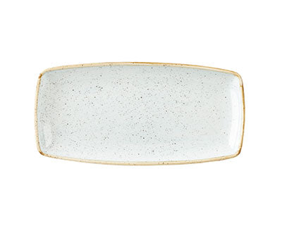 DUCK EGG BLUE - OBLONG PLATE - 29.5 X 15CM (12) (Churchill)