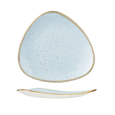 DUCK EGG BLUE - TRIANGLE PLATE - 26.5CM (12) (Churchill)