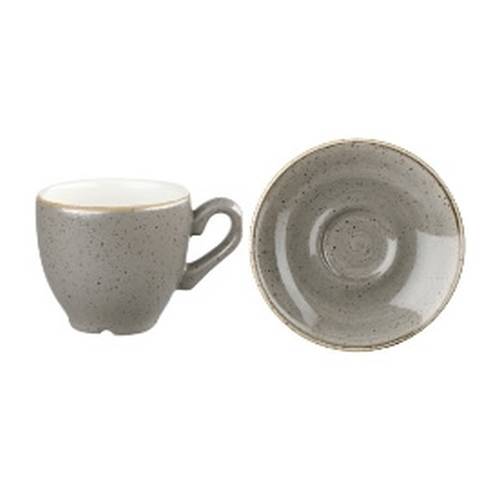 PEPPERCORN GREY - ESPRESSO SAUCER 11.8CM (12) (Churchill)