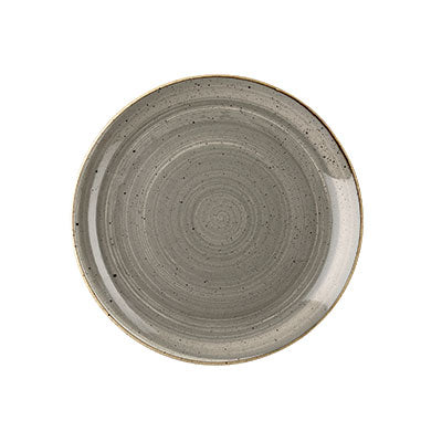 PEPPERCORN GREY - COUPE PLATE 26CM (12) - Catering