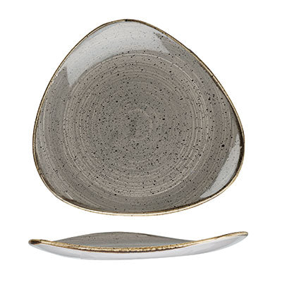PEPPERCORN GREY - TRIANGLE PLATE 31.1 CM (6) - Catering