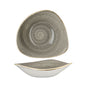 PEPPERCORN GREY - TRIANGLE BOWL 23.5CM (12) (Churchill)