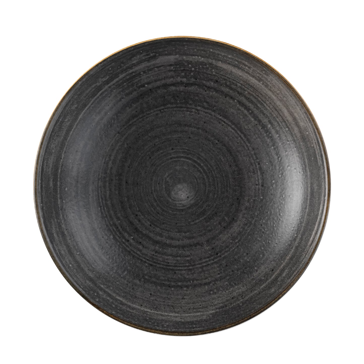 STONECAST RAW - BLACK - COUPE PLATE - 28.8CM (12) (Churchill)