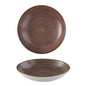 STONECAST RAW - BROWN - COUPE BOWL - 18.2CM (12) (Churchill)