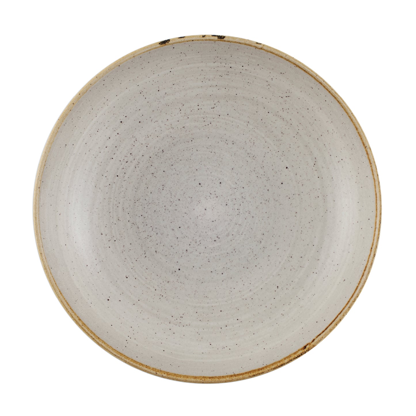 STONECAST RAW - GREY - COUPE PLATE - 21.7CM (12) (Churchill)