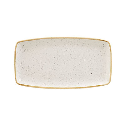 BARLEY WHITE - OBLONG PLATE - 35 X 18.5CM (6) (Churchill)