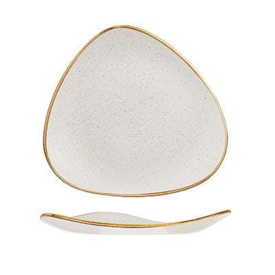 BARLEY WHITE - TRIANGLE PLATE - 31.1CM (6) (Churchill)