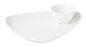 TRIANGULAR SNACK PLATE - 24CM (6) - Catering
