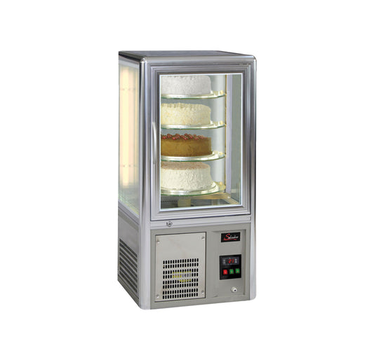 CAKE DISLAY FRIDGE - SALVADORE ROTATING SHELVES -TABLE TOP (Salvadore)