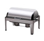 CHAFING DISH IBIS RECTANGULAR ROLL TOP 18/10 S/STEEL 667 X 485 X 452MM 8LT (TIGER)