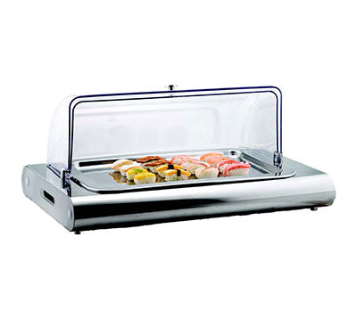 COLD DISPLAY SWATCH S/STEE LPOLYCARBONATE, COVER, TWO ICE PACKS INCLUDED 608 X 433 X 284MM (TIGER)