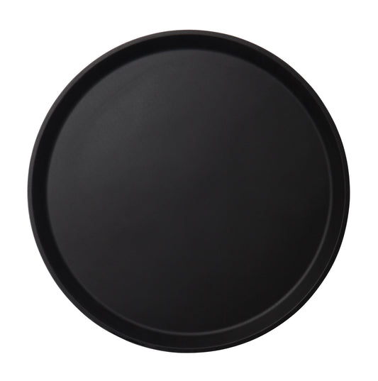 CAMTREAD NON-SLIP FIBERGLASS TRAY ROUND - 40.5CM BLACK (Cambro)