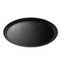 CAMTREAD NON-SLIP FIBERGLASS TRAY OVAL - 56CM W X 68.5CM L - BLACK (Cambro)