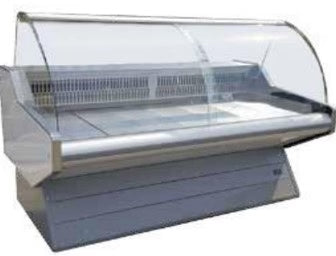 Curved Glass Meat Chiller 2.4m (Just Refrigeration) - Catering