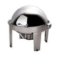 CHAFING DISH IBIS ROUND ROLL TOP 18/10 S/STEEL 515 X 518 X 470MM 6.5LT (TIGER)