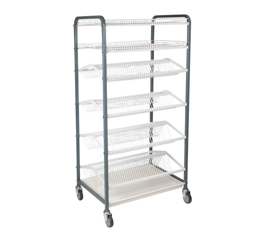 CROCKERY RACK MOBILE - F/STANDING - 830MM (830 X 600 X 1700MM) (Global)