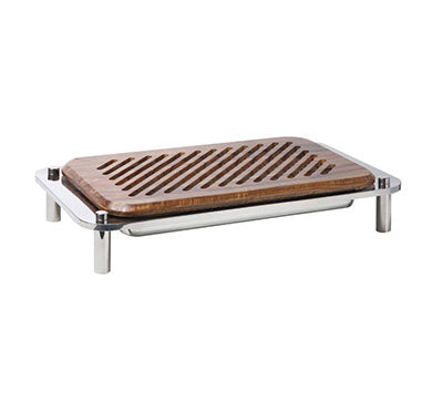 DOMINO BREAD CUTTING BOARD ON STAND 615 X 350 X 116MM (TIGER)