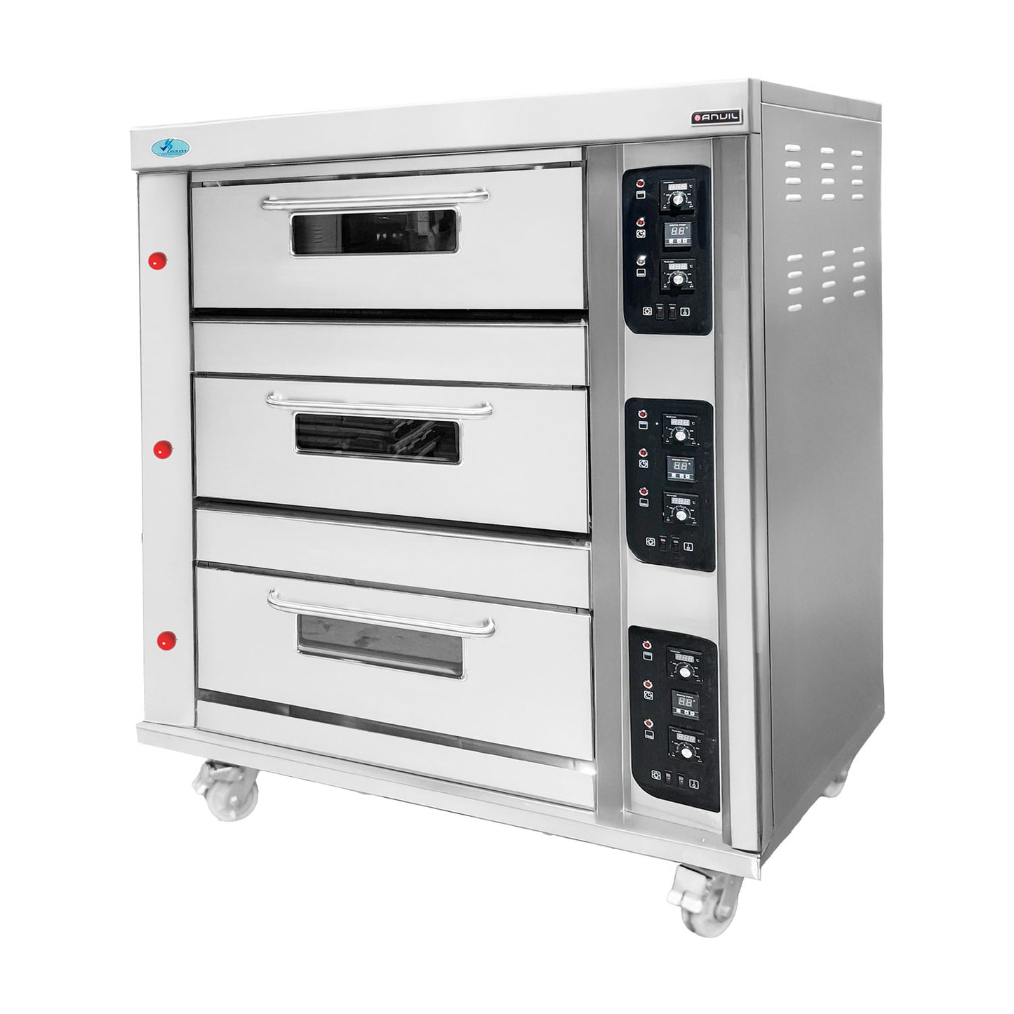 DECK OVEN ANVIL – GAS – 6 TRAY – TRIPLE