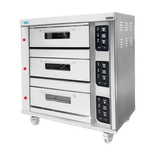 DECK OVEN ANVIL – GAS – 6 TRAY – TRIPLE