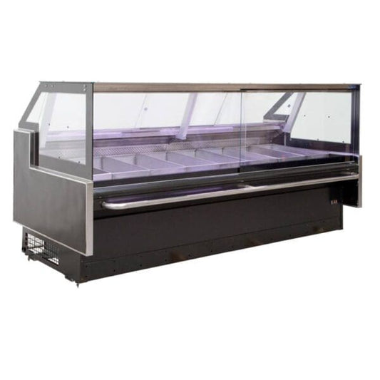 Deli Freezer Square Glass 1.8m (Just Refrigeration) - Catering