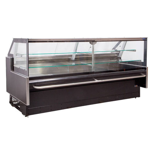 Deli Square Glass 2.4m Chiller (Just Refrigeration) - Catering