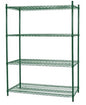 GATTO 4 TIER EPOXY SHELVING 900 X 450 X 1200MM