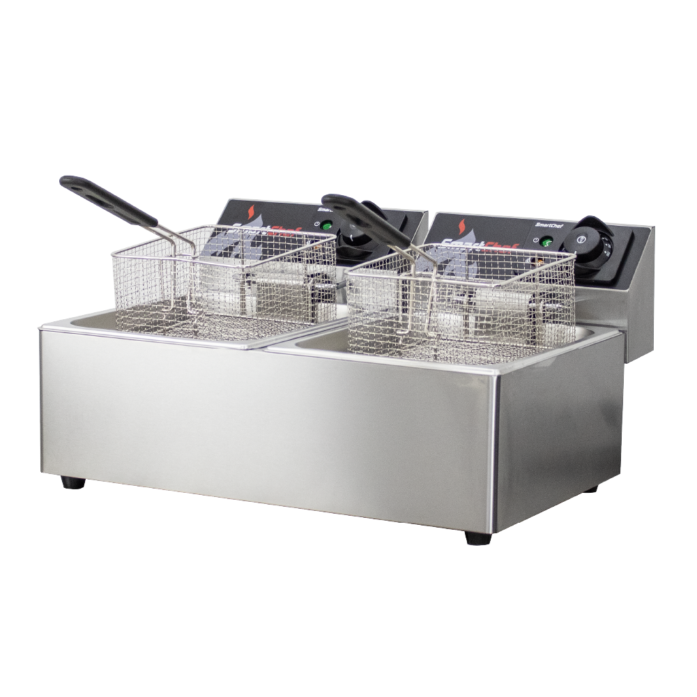 Countertop Fryer – 6Lx2 (GN1/2) SMARTCHEF - Catering