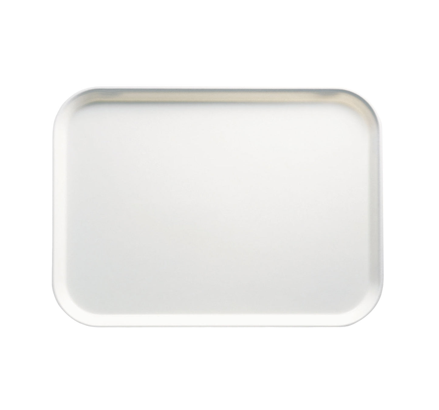 FIBERGLASS SMOOTH TRAY 27CM W X 35CM L -WHITE