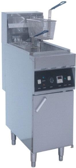 GATTO CABINET FLOOR STANDING 1 X 28LT FRYER HIGH SPEED INCLUDES 2 BASKETS - ELECTRIC (INCLUDES NIGHT COVER)