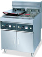 GATTO CABINET FLOOR STANDING 2 X 28LT FRYER HIGH SPEED INCLUDES 4 BASKETS- ELECTRIC (INCLUDES NIGHT COVER)