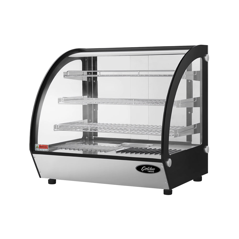 Heated Countertop Curved Display Cabinet - 0.7m (GALILEO)