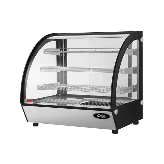 Heated Countertop Curved Display Cabinet - 0.7m (GALILEO)