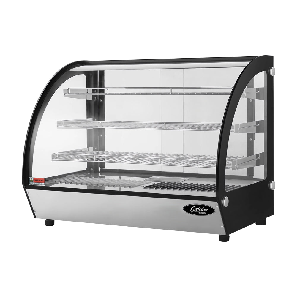 Heated Countertop Curved Display Cabinet - 0.9m (GALILEO) - Catering