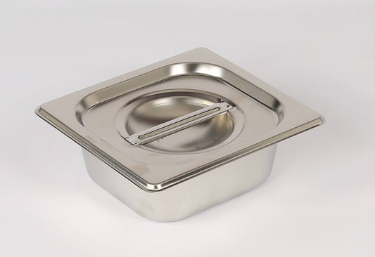 GATTO STAINLESS STEEL GASTRONORM HEAVY DUTY INSERTS - SIXTH LID - PREMIUM - Catering