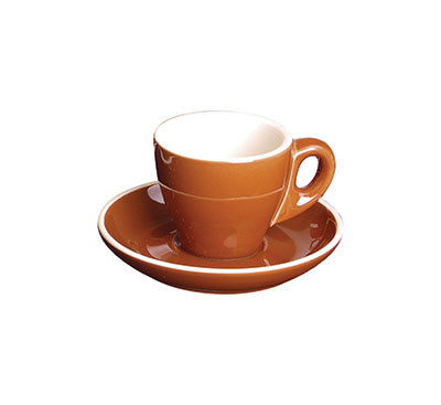 ESPRESSO SAUCER BROWN - 12.5CM (12) (Fortis)