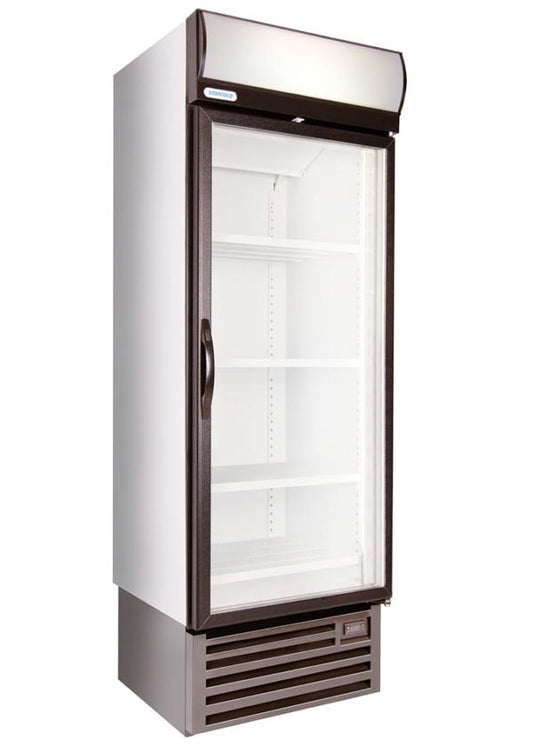 STAYCOLD Upright Single Glass Door Display Freezer - Catering