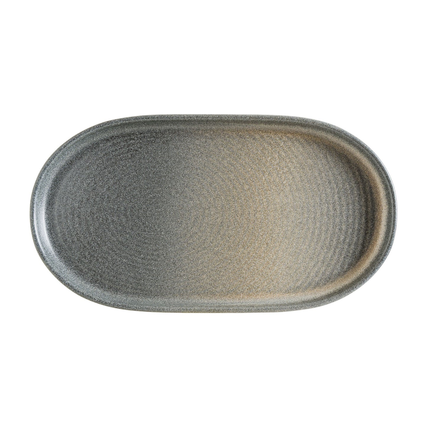 Ripple Hornfels – Oval Walled Plate – 37 cm (6) (BONNA)