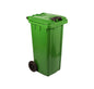 MOBILE REFUSE BIN 120LT (GREEN) ORGANIC WASTE (Global)