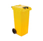 MOBILE REFUSE BIN 240LT (YELLOW) PLASTIC (Global)