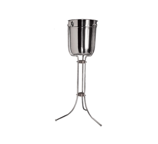 ICE BUCKET STAND - CHROME PLATED - FLOOR STANDING 715MM