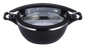 GATTO INDUCTION CHAFER BLACK WITH SILICONE HANDLE - 4L
