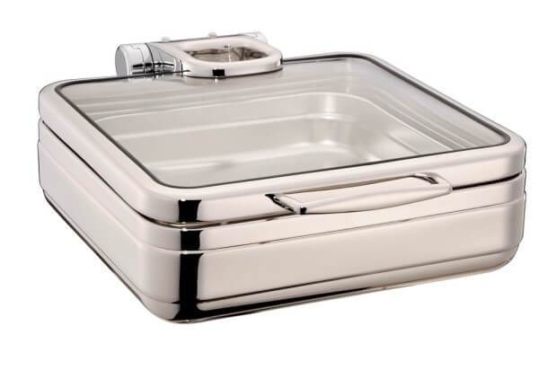 GATTO INDUCTION CHAFING DISH SQUARE- 6LT- NEW