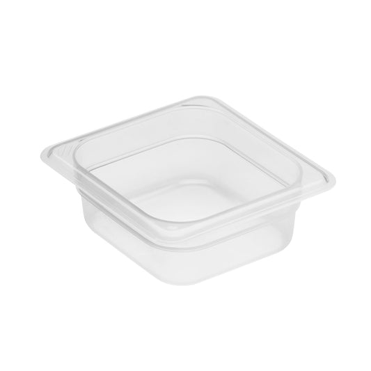 POLYPROPYLENE GN 1/6 FOODPAN TRANSLUSCENT 65MM D
