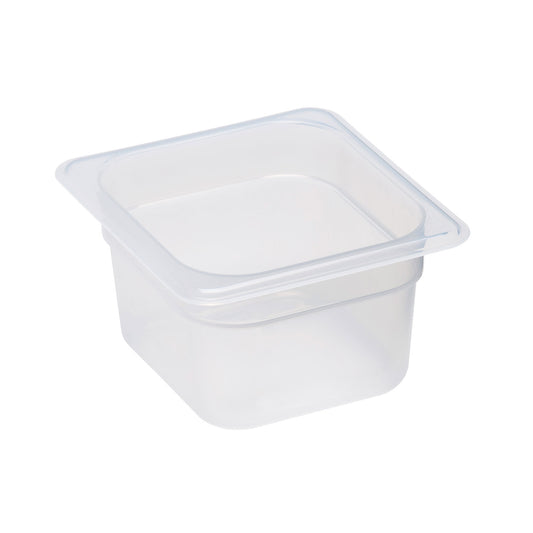 POLYPROPYLENE GN 1/6 FOODPAN TRANSLUSCENT 100M - Catering