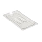 POLYCARBONATE CLEAR LID WITH HANDLE - NOTCHED - FOR 1/3 PANS - Catering