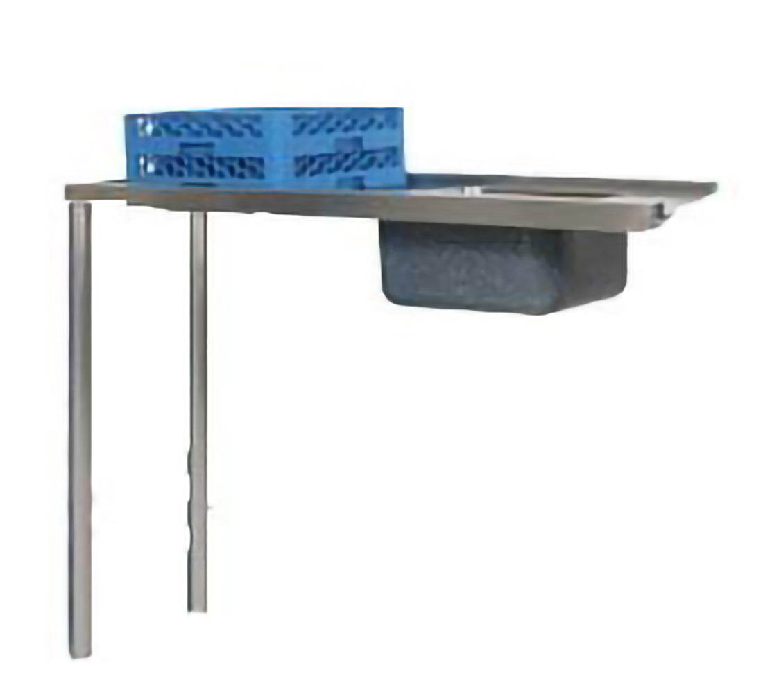 INLET TABLE + SINK 1150MM BOXED EDGE INCL SPLASHBACK (DIHR)
