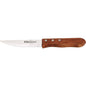 STEAK KNIFE DELUXE BROAD BLADE - WOODEN HANDLE (Grunter) - Catering