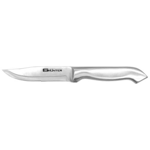 STEAK KNIFE BROAD BLADE - STEEL HANDLE - Catering